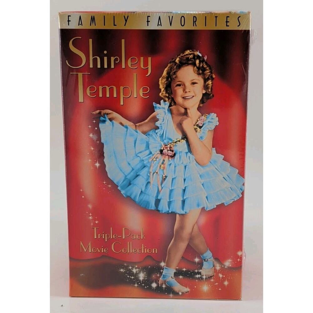 SHIRLEY TEMPLE Triple-Pack Movie Collection VHS NEW & FACTORY SEALED 2000 Fox